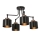 Surface-mounted chandelier OLENA 4xE27/60W/230V black