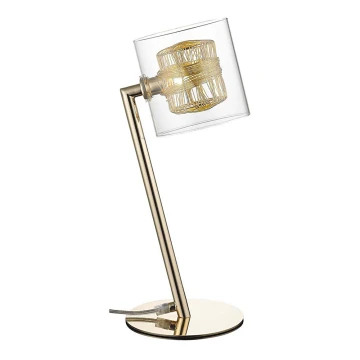 Table lamp KLASS 1xG9/3W/230V golden