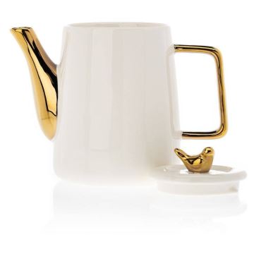 Tea service NOAH creamy/gold