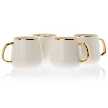 Tea service NOAH creamy/gold