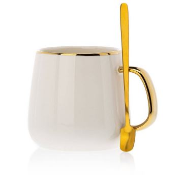 Tea service NOAH creamy/gold