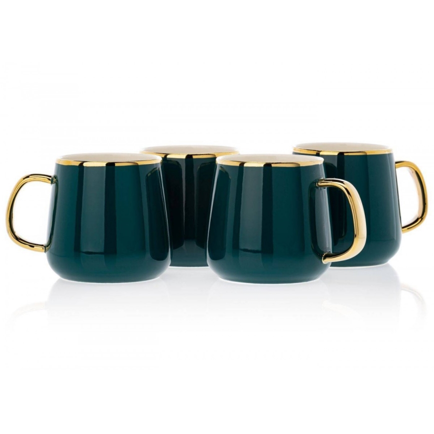 Tea service NOAH green/gold