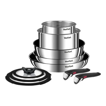 Tefal - Set of cookware 10 pcs INGENIO EMOTION stainless steel