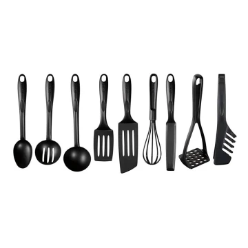 Tefal - Set of kitchen utensils 9 pcs BIENVENUE black