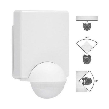 Telefunken 306006TF - Outdoor motion sensor 240° IP44 white