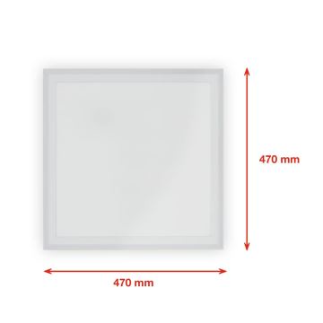 Telefunken 321206TF - LED RGBW Dimmable ceiling light LED/18W/230V 3000-6500K + remote control