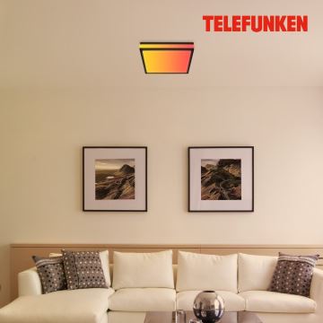 Telefunken 321305TF - LED RGBW Dimmable ceiling light LED/18W/230V 3000-6500K + remote control