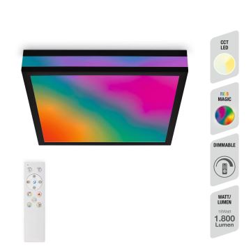 Telefunken 321305TF - LED RGBW Dimmable ceiling light LED/18W/230V 3000-6500K + remote control