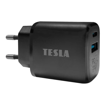 TESLA Electronics - Fast charging adapter Power Delivery 25W black