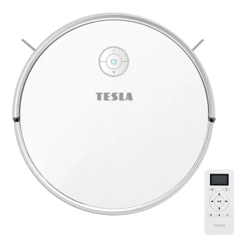 TESLA Electronics RoboStar - Smart robotic vacuum cleaner 2in1 2600 mAh Wi-Fi white + remote control