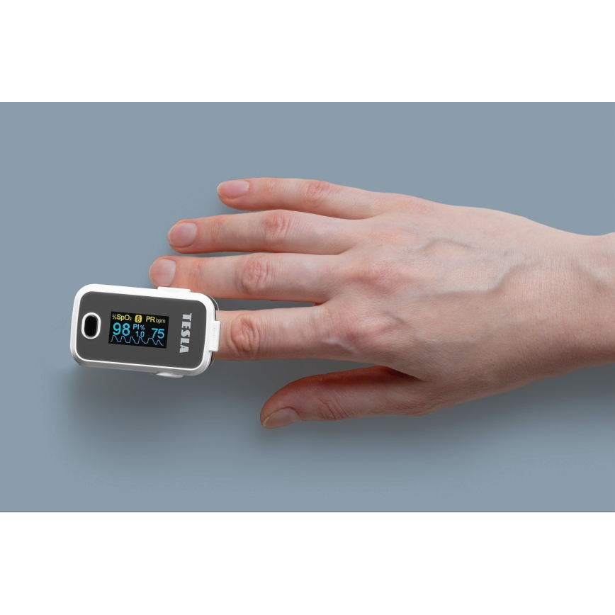 TESLA Smart - Smart pulse oximeter 2xAAA IP22