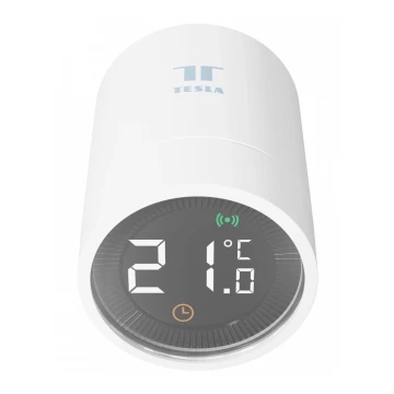 TESLA Smart - Smart wireless thermostatic head with LCD display 2xAA