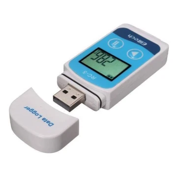 Thermometer with recording USB IP67