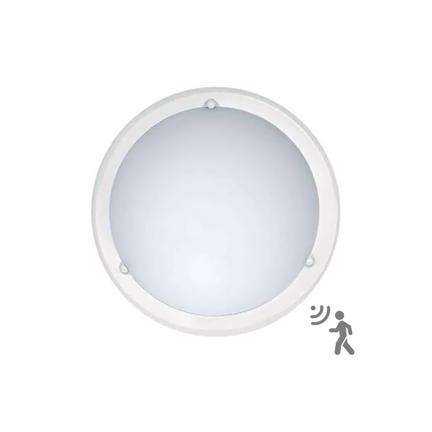 Top Light - Ceiling light with sensor 5502/40/B/MWS 2xE27/60W