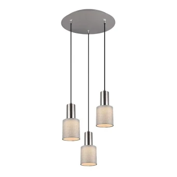 Trio - Chandelier on a string WAILER 3xGU10/5W/230V grey