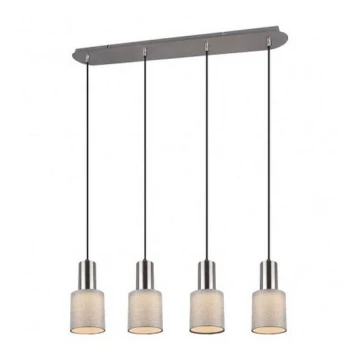 Trio - Chandelier on a string WAILER 4xGU10/5W/230V grey