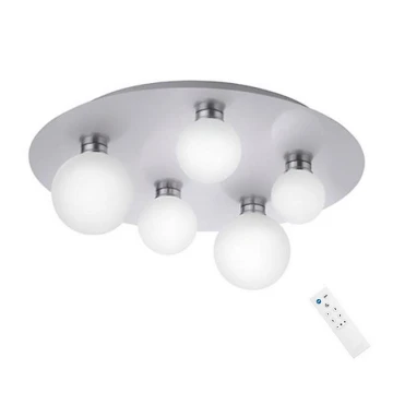 Trio - LED RGB Dimmable ceiling light DICAPO 5xLED/3W/230V 3000-5000K + remote control