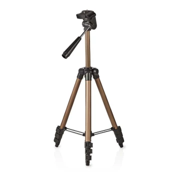 Tripod for cameras and videocameras bronze/black