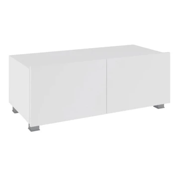 TV table PAVO 37x100 cm shiny white
