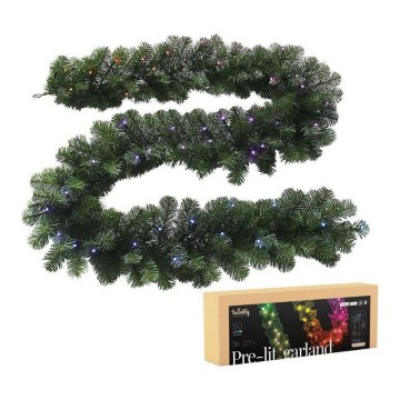 Twinkly - LED RGBW Dimmable Christmas decoration PRE-LIT GARLAND 50xLED 6,2m Wi-Fi