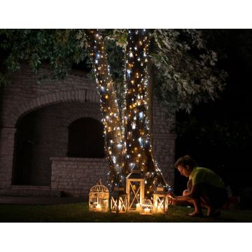 Twinkly - LED Dimmable outdoor christmas chain STRINGS 400xLED 35,5m IP44 Wi-Fi