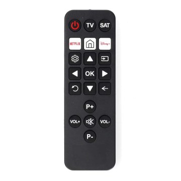 Universal remote control for TV