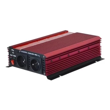 Voltage converter 1600W/12/230V + USB