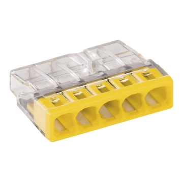 WAGO 2273-205 - Junction box terminal COMPACT 5x2,5 450V yellow