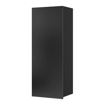 Wall cabinet CALABRINI 117x45 cm black