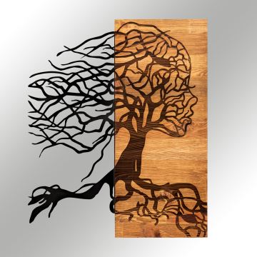 Wall decoration 47x58 cm Tree of Life wood/metal