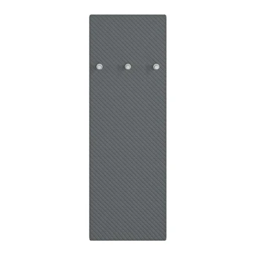 Wall hanger CALLA 102x34 cm grey