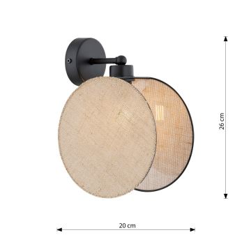 Wall lamp MOTIF 1xE27/15W/230V beige