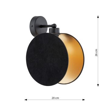 Wall lamp MOTIF 1xE27/15W/230V black