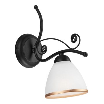 Wall lamp RETRO II 1xE27/60W/230V black matte