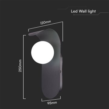 Wall light 1xG9/5W/230V black