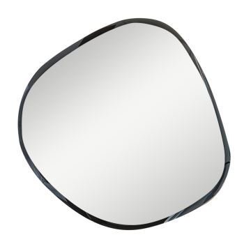 Wall mirror 60x60 cm black