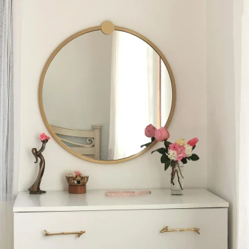 Wall mirror AYNA 60 cm gold