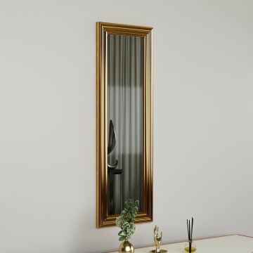 Wall mirror BOSS 90x30 cm gold