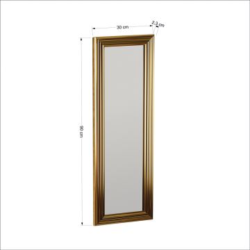 Wall mirror BOSS 90x30 cm gold