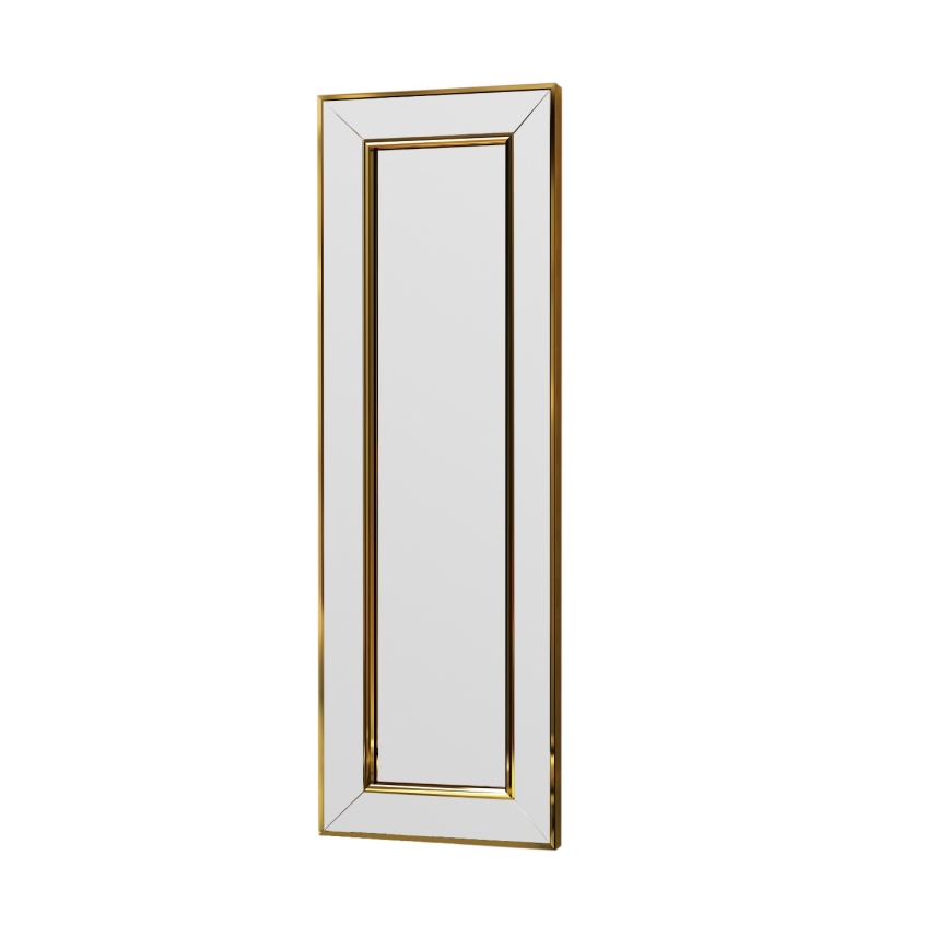 Wall mirror CARLOS 90x30 cm gold