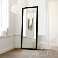 Wall mirror CHEVAL 105x40 cm black