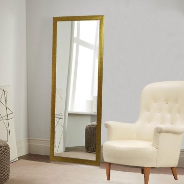 Wall mirror CHEVAL 105x40 cm gold