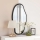 Wall mirror COULDY 85x45 cm black