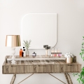 Wall mirror KAPPA 62x62 cm white