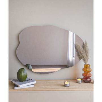 Wall mirror OHHO 85x60 cm black