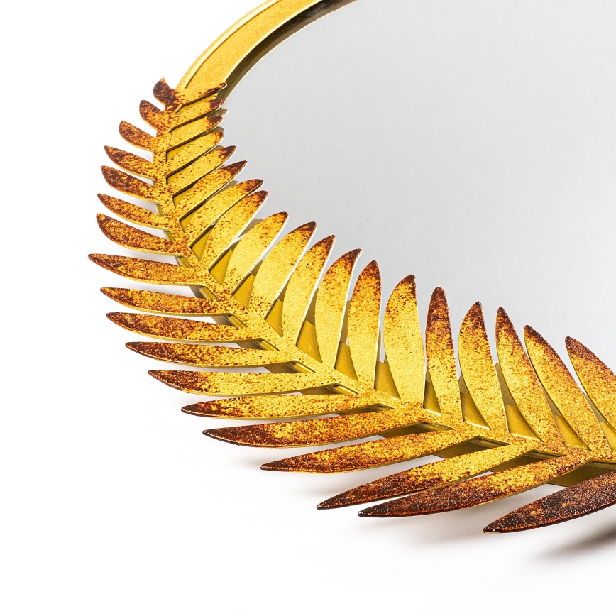 Wall mirror PALM 59x57 cm gold