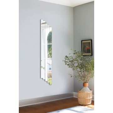 Wall mirror RECTANGULAR 100x25 cm - 5 parts