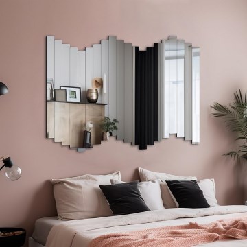 Wall mirror RECTANGULAR 100x40 cm - 20 parts