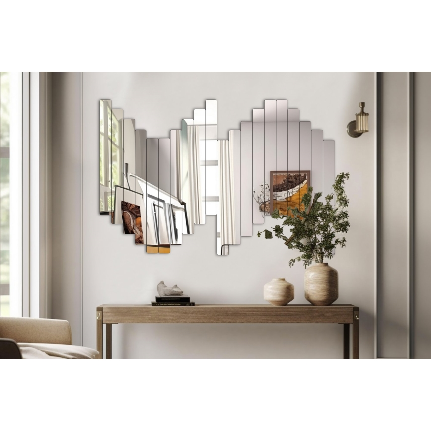 Wall mirror RECTANGULAR 100x40 cm - 20 parts