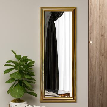 Wall mirror SMOOTH 105x40 cm gold